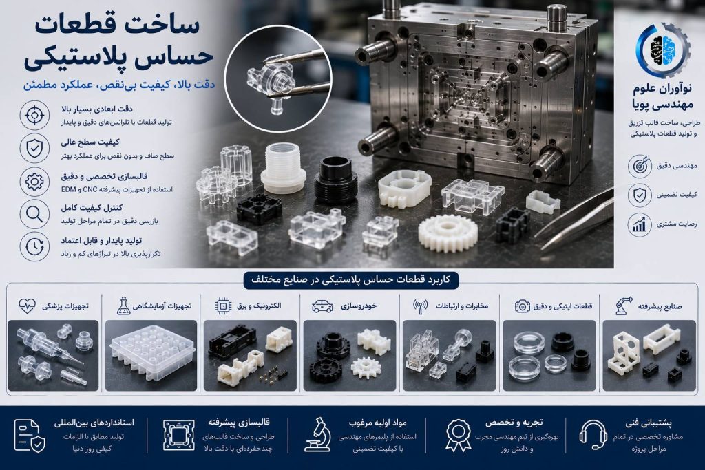 ساخت قطعات حساس پلاستیکی